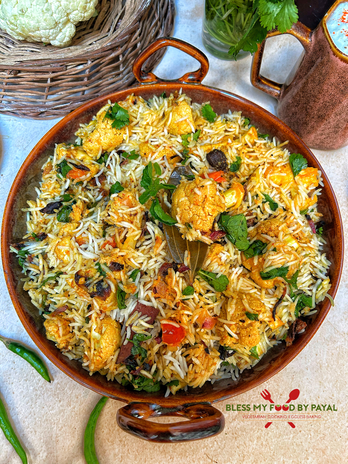 Tandoori Gobi Masala Biryani Recipe