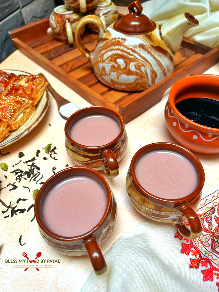 Authentic Kashmiri Noon Chai Recipe