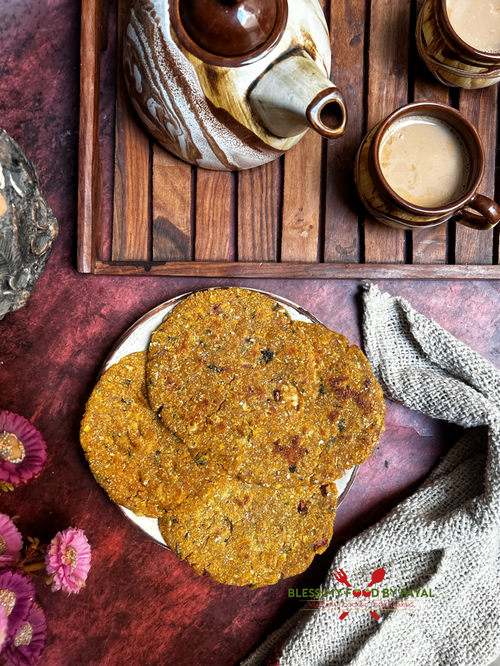 Masala Makki Roti Recipe | Makki ki masala roti recipe