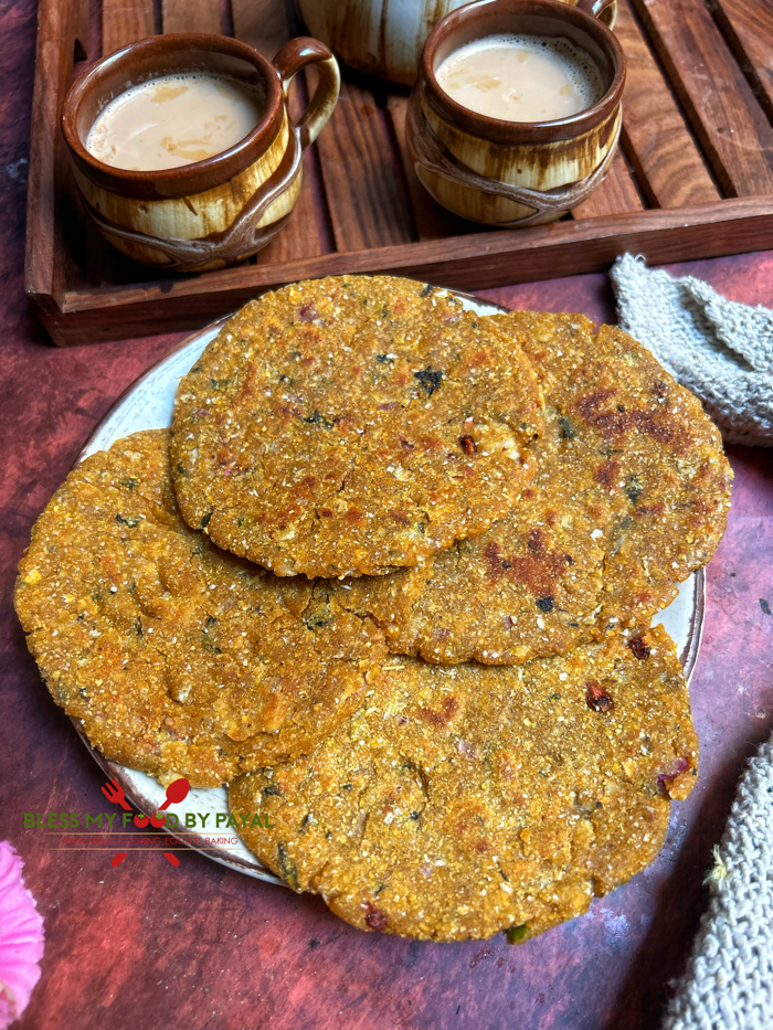 Masala Makki Roti Recipe | Makki ki masala roti recipe