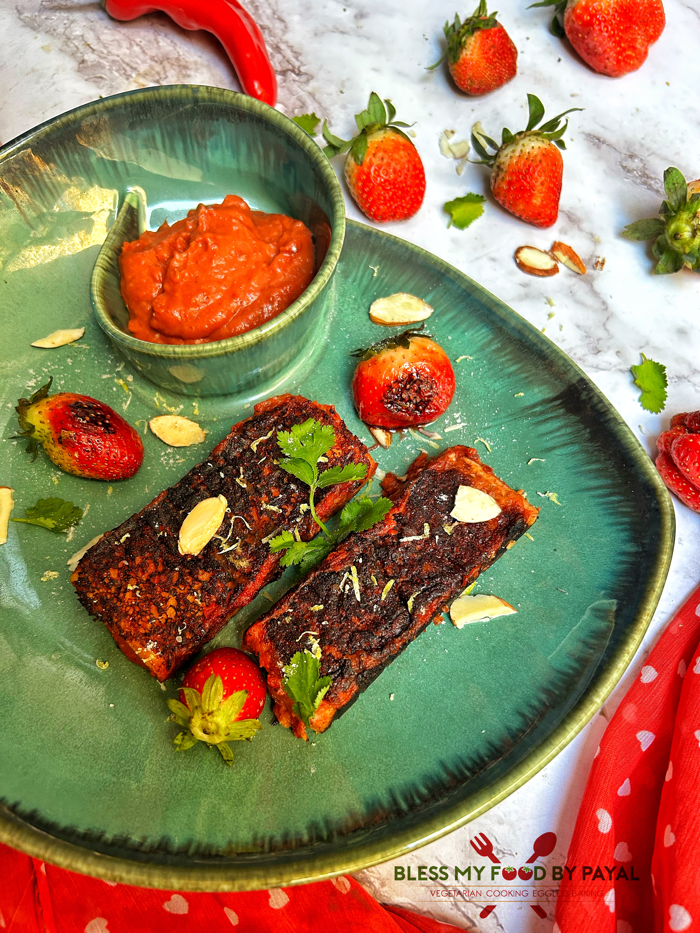 Vegan Strawberry Glazed Tofu Recipe