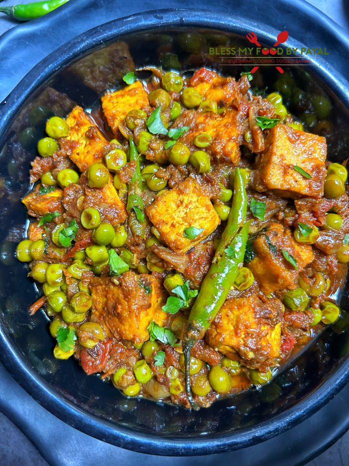 Indian Vegan Matar Tofu Curry