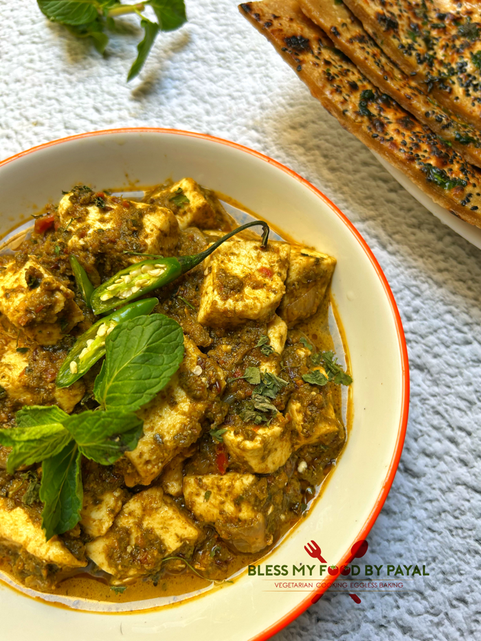 Pudina Paneer Recipe