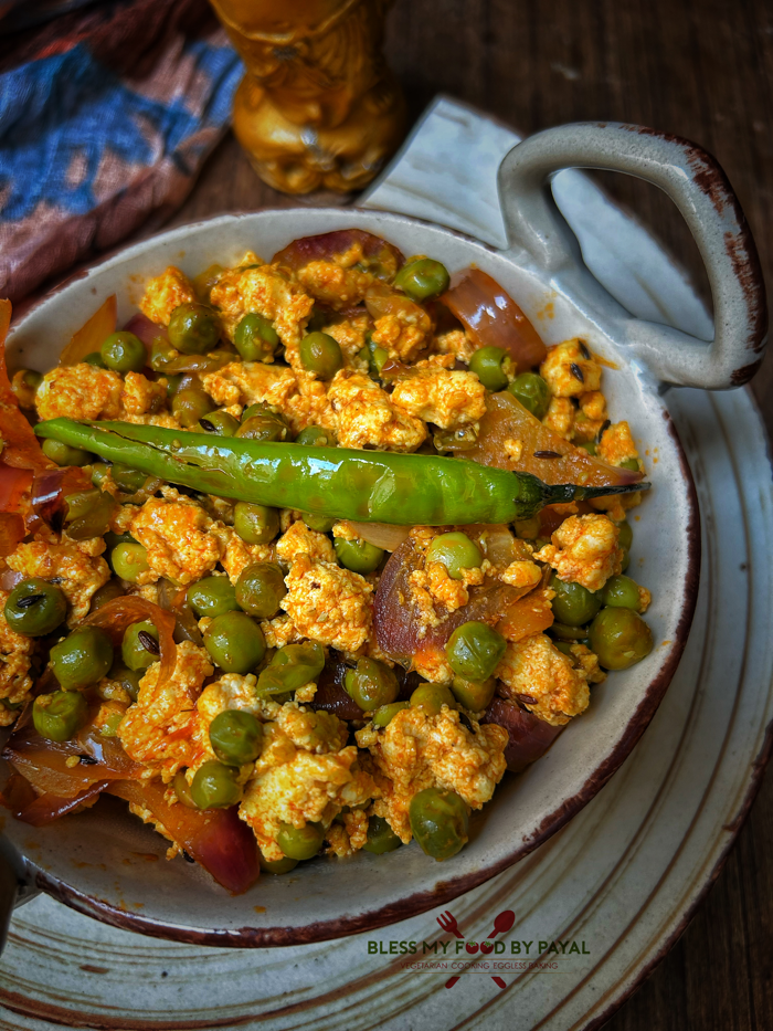 Matar Paneer Bhurji Recipe