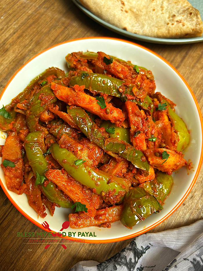 Dhaba Style Aloo Shimla Mirch ki Sabji