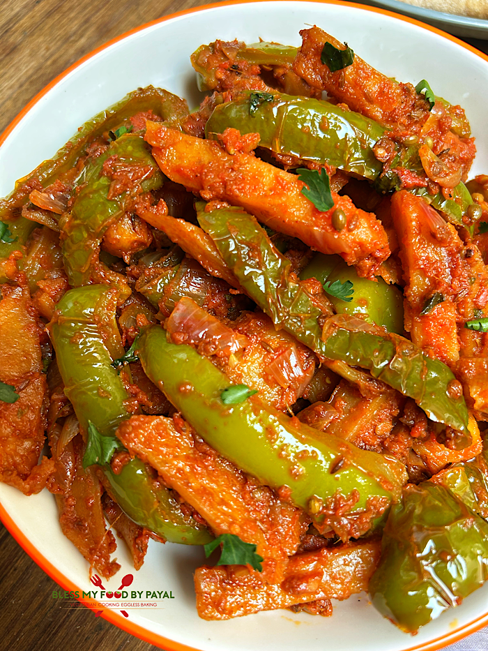 Dhaba Style Aloo Shimla Mirch ki Sabji