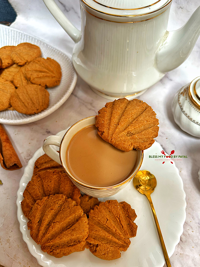 Doodh Patti Cookies | Milk Tea Biscuits Recipe