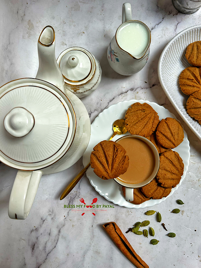 Doodh Patti Cookies | Milk Tea Biscuits Recipe