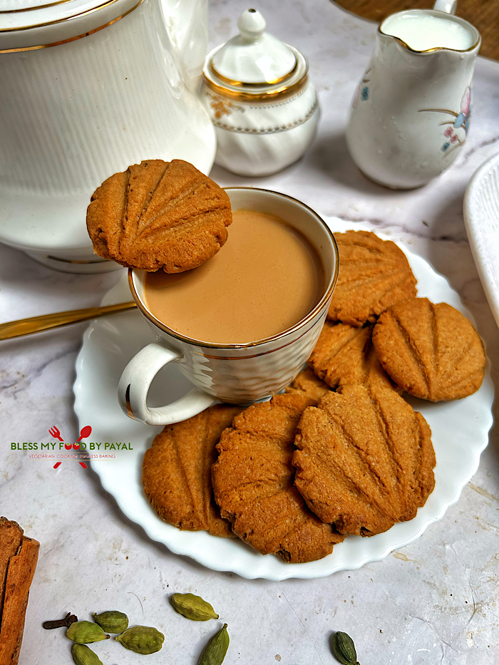 Doodh Patti Cookies | Milk Tea Biscuits Recipe