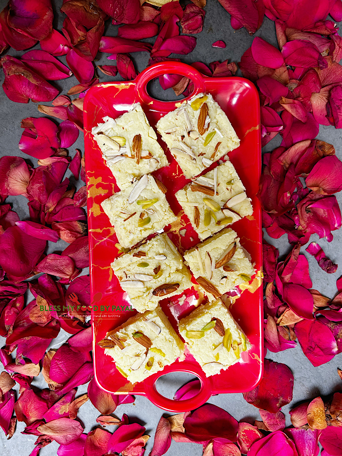 Instant Milk Powder Barfi Recipe