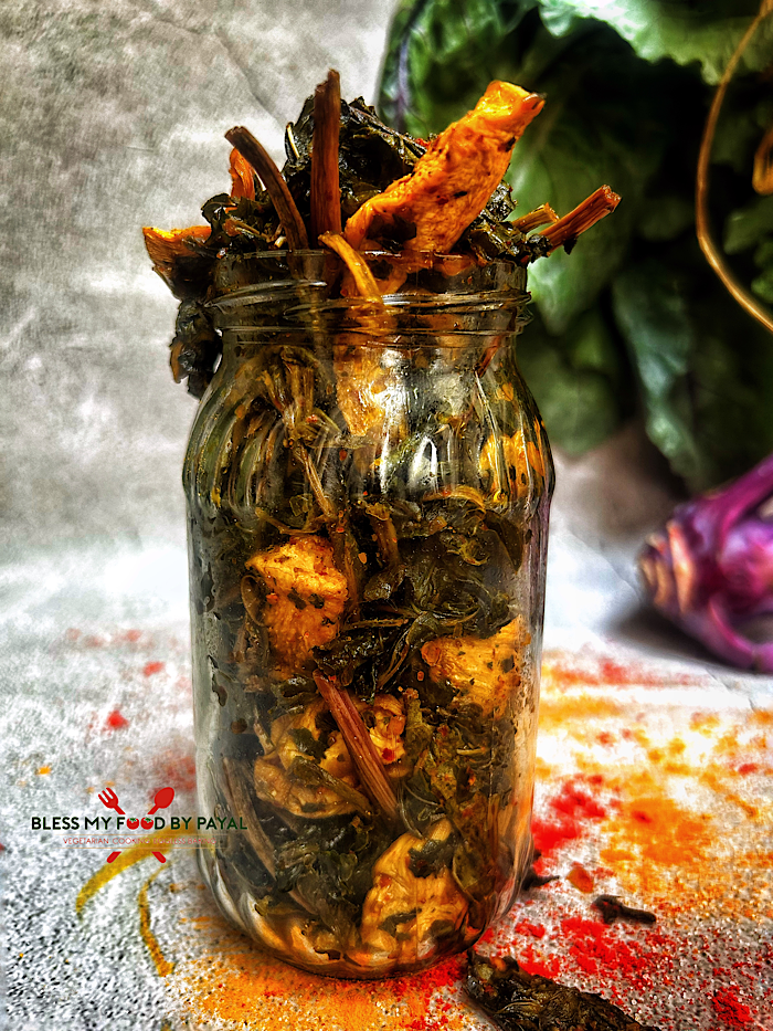 Jammu special Kadam ka achaar recipe | Kholrabi pickle recipe