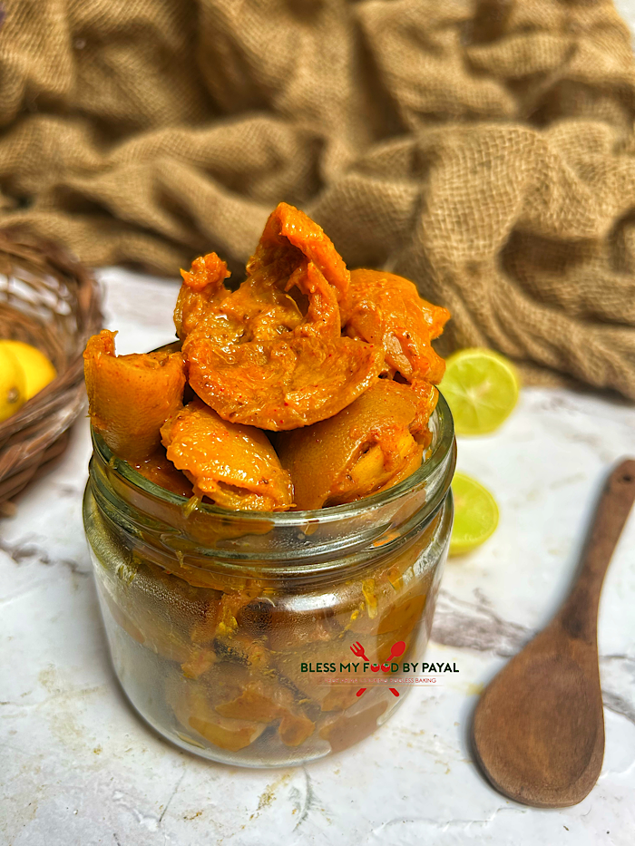 Nimbu ke Chilke ka achaar | Lemon peel pickle recipe