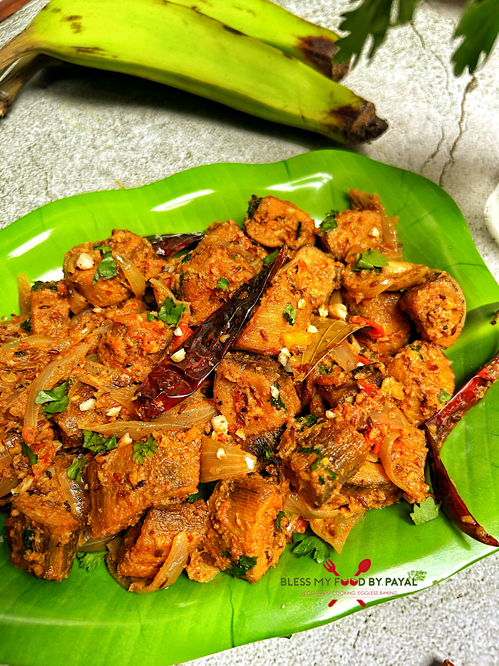 Kacche Kele Ki Sabzi | Raw Banana Curry