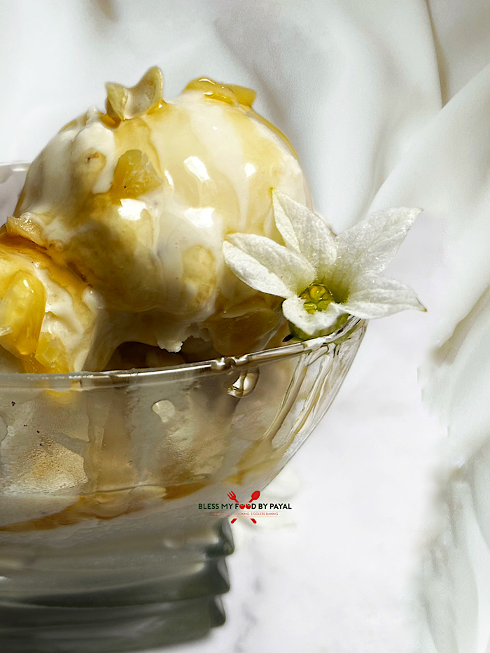 paneer ice cream recipe | No cook Honey Sweetened ice Cream