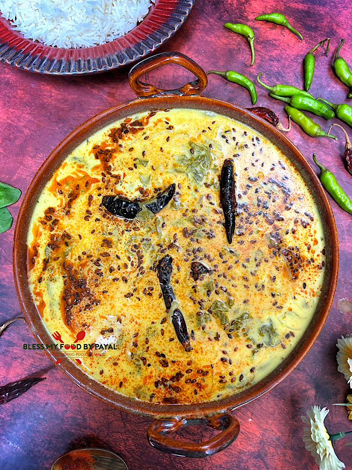 Palak Wali Kadhi | Spinach Kadhi Recipe