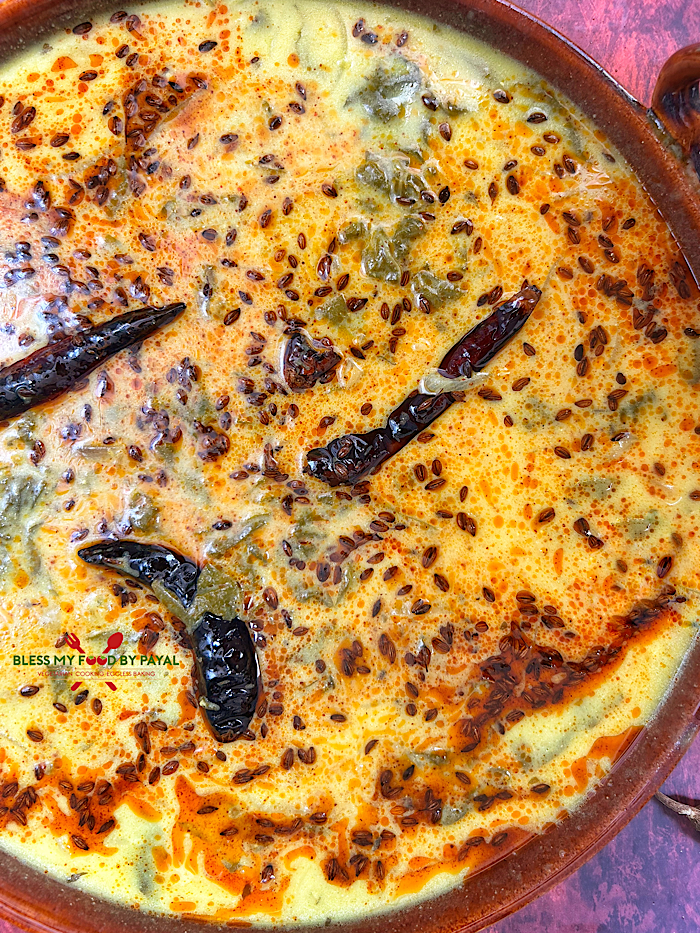 Palak Wali Kadhi | Spinach Kadhi Recipe