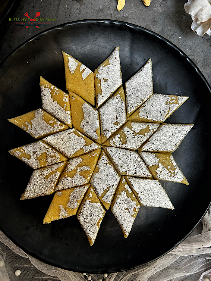 No Fire Kaju Katli | No Cook Kaju Barfi