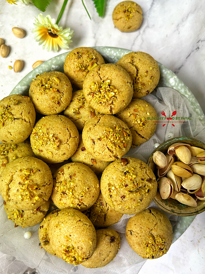 Vegan Cookies with Salted Pistachios