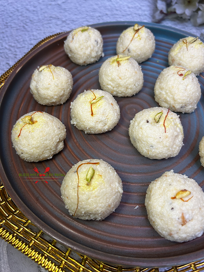 Malai Ladoo with paneer