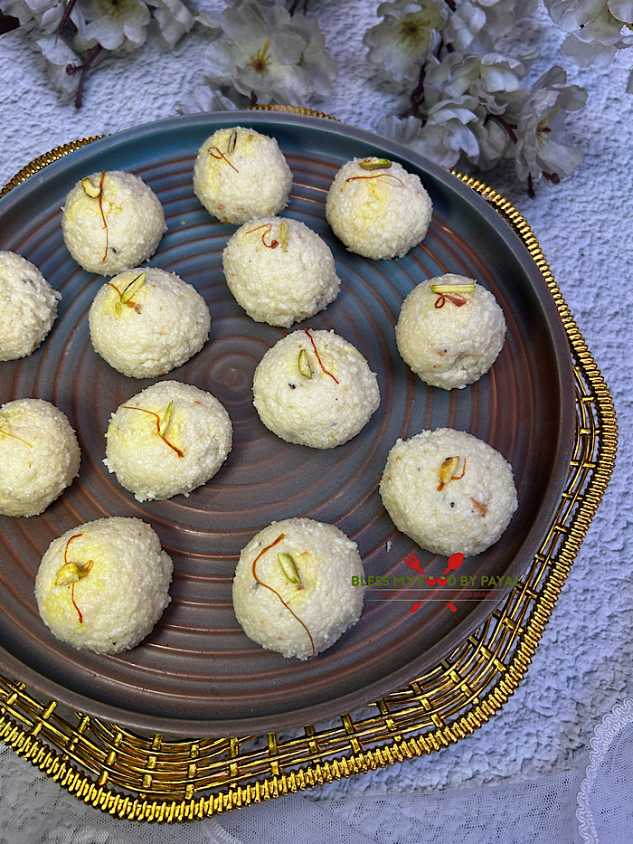 Malai Ladoo with paneer