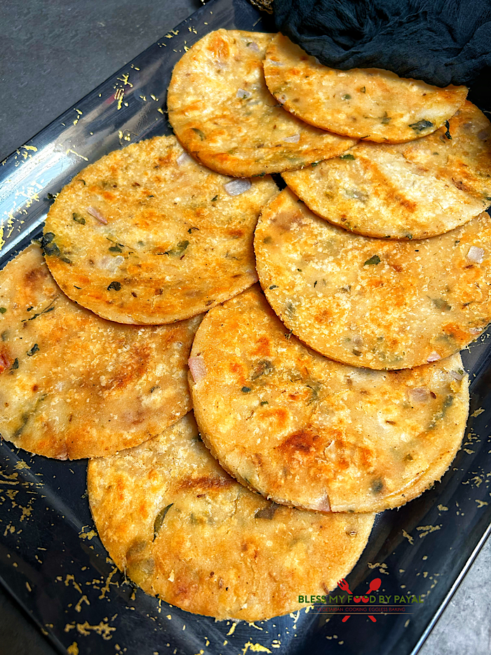 Rice Flour Masala Paratha