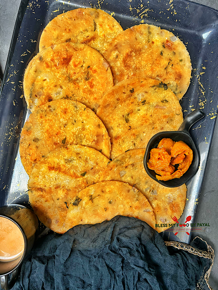 Rice Flour Masala Paratha