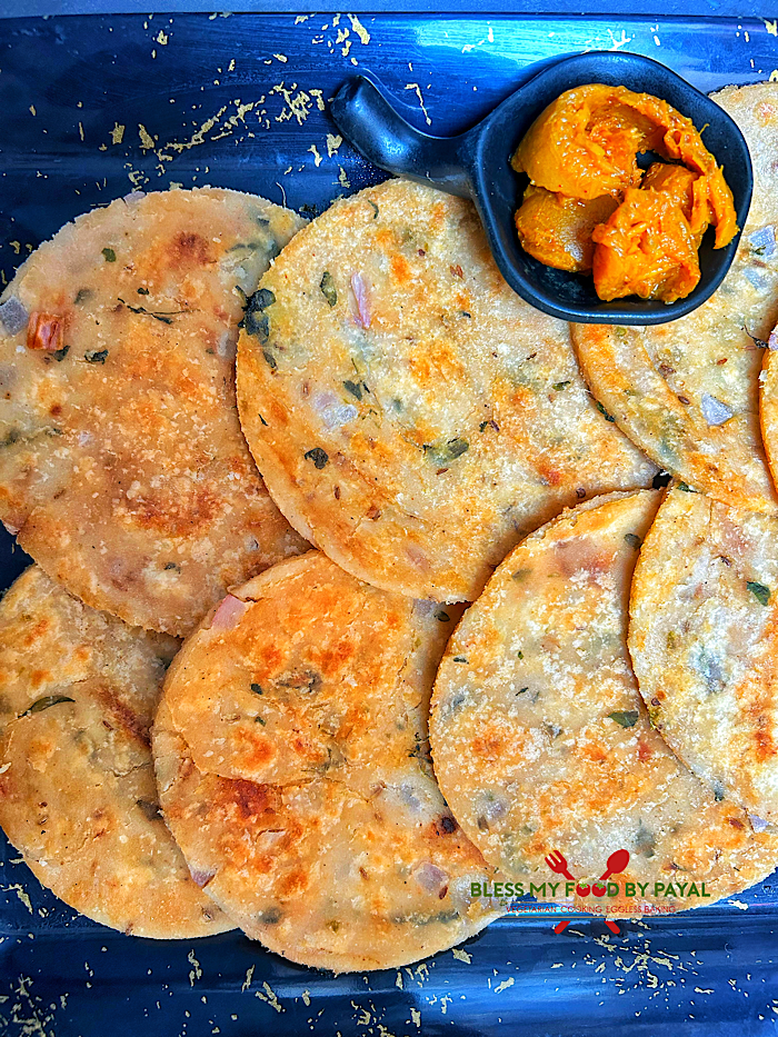 Rice Flour Masala Paratha