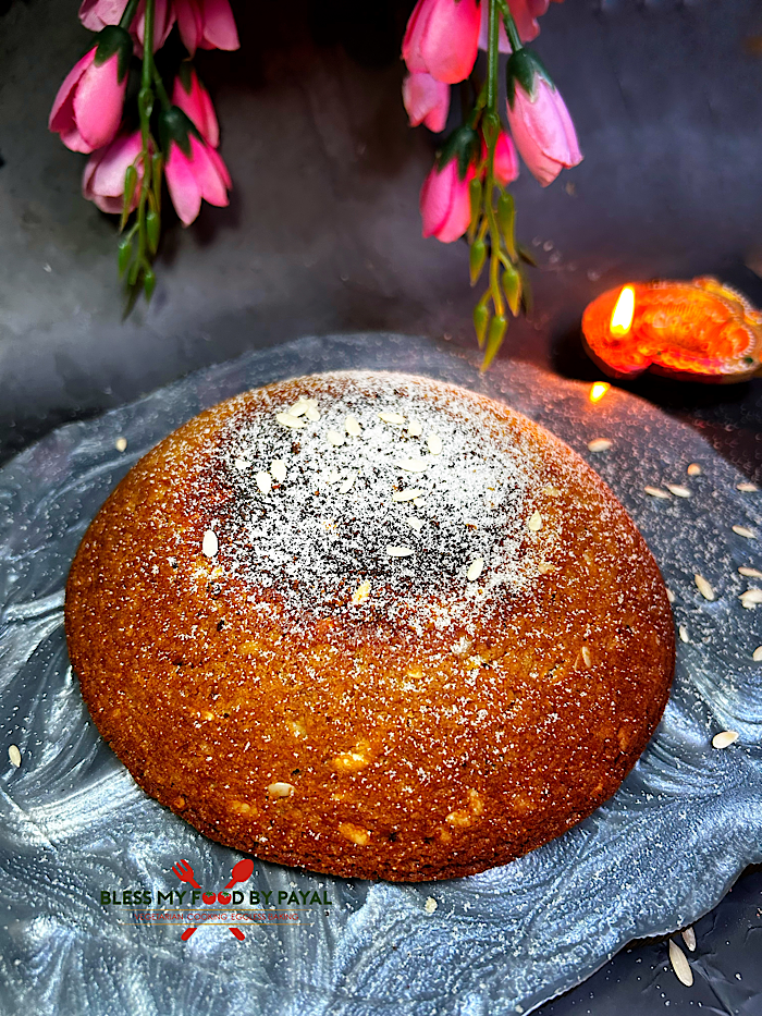 Eggless Besan Ladoo Cake Recipe