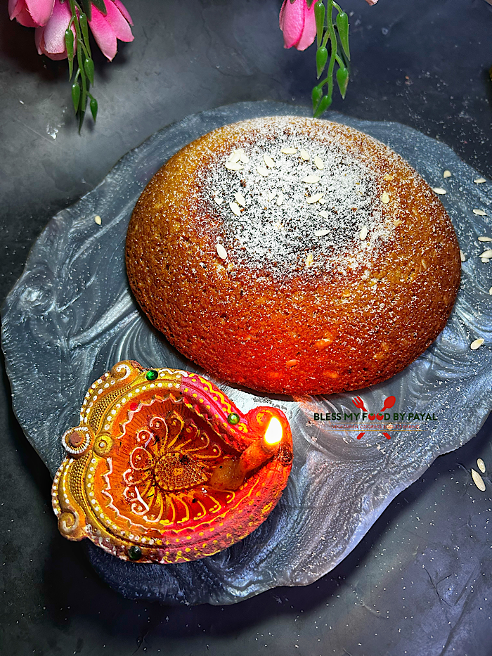 Eggless Besan Ladoo Cake Recipe