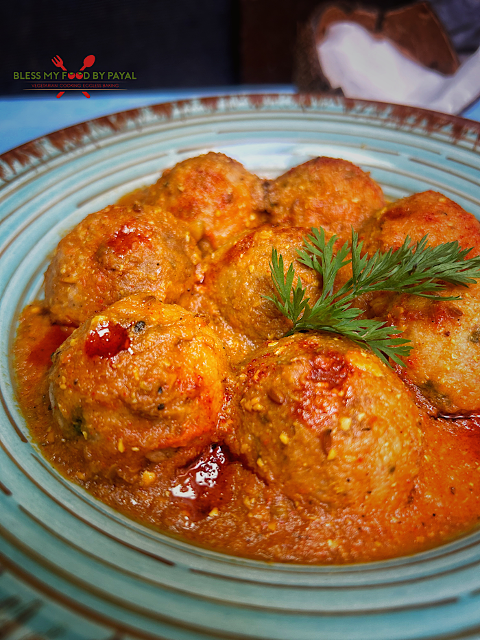 Air Fryer Coconut Kofta Curry Recipe | Coconut Kofta Curry in Air Fryer