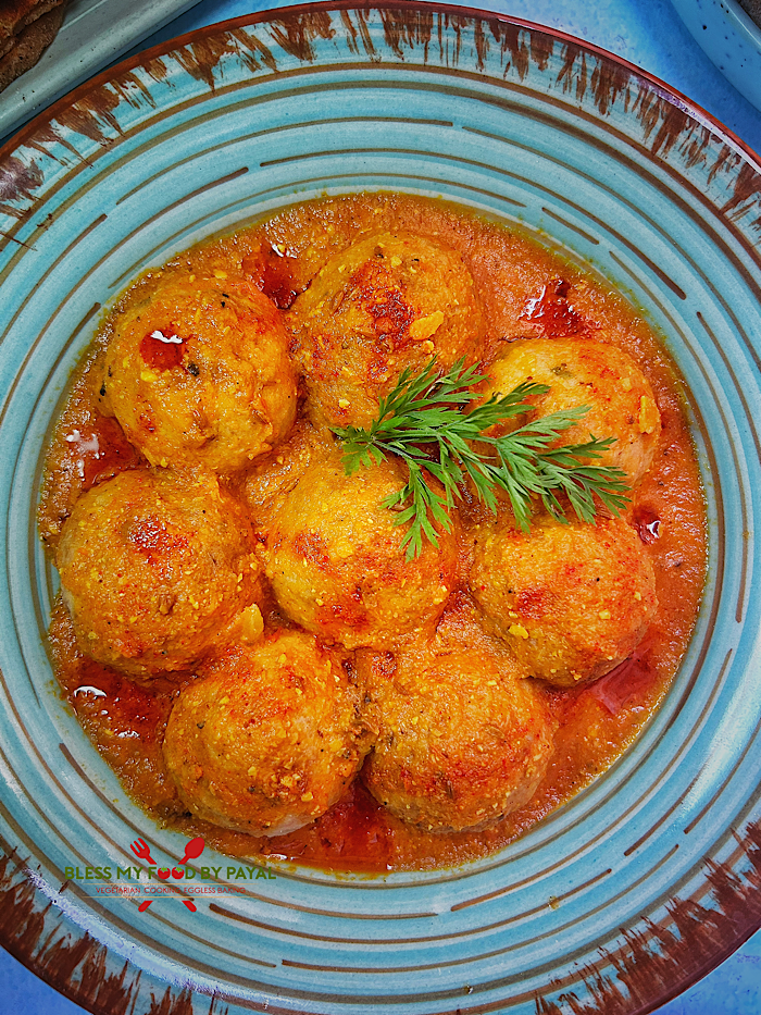 Air Fryer Coconut Kofta Curry Recipe | Coconut Kofta Curry in Air Fryer