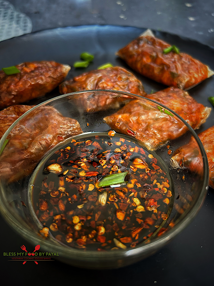 Vegan Rice Paper Dumplings in Air Fryer