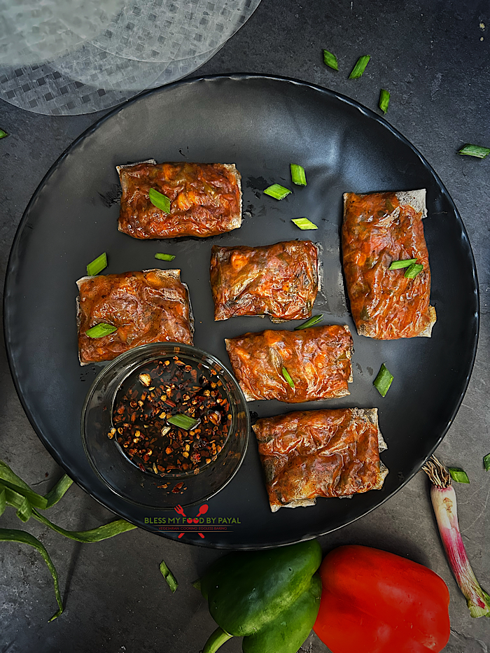 Vegan Rice Paper Dumplings in Air Fryer