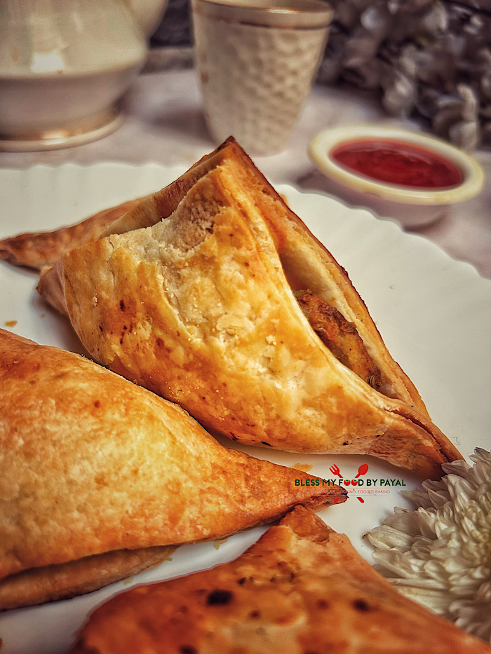 Aloo Patties recipe from scratch in Air Fryer | Vegan potato puff pastry in Indian style
