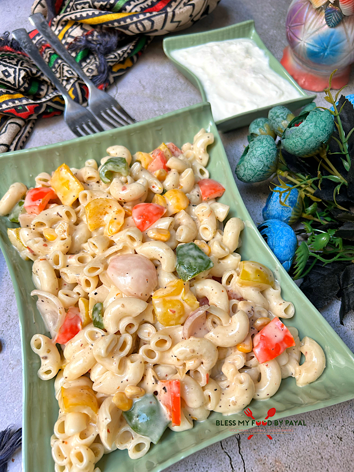 Creamy Mayonnaise Pasta without milk | White Sauce Pasta with Mayonnaise