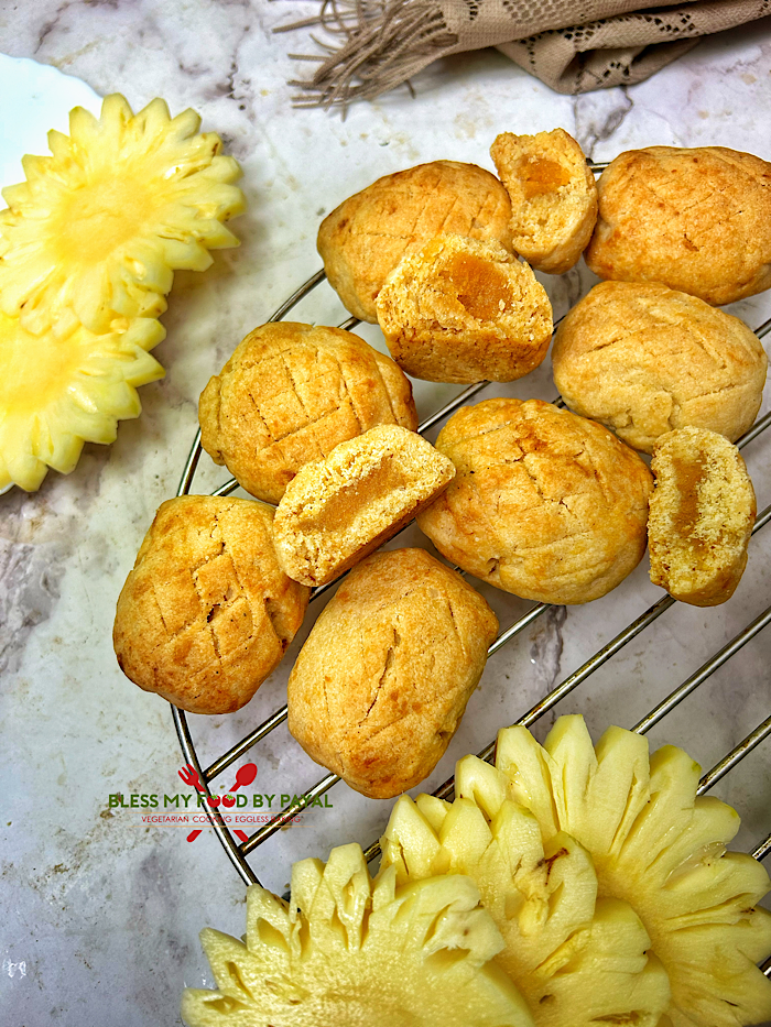 Pineapple filled Vegan Cookies Recipe