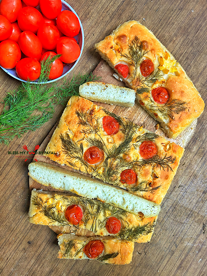 High Hydration No-Knead Focaccia Bread Recipe