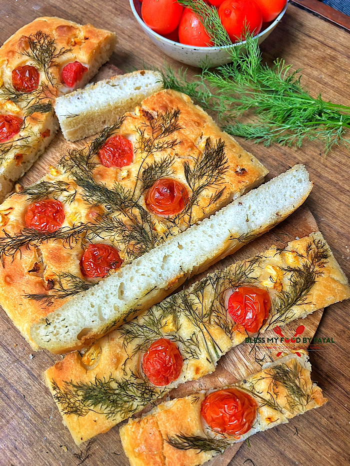 High Hydration No-Knead Focaccia Bread Recipe