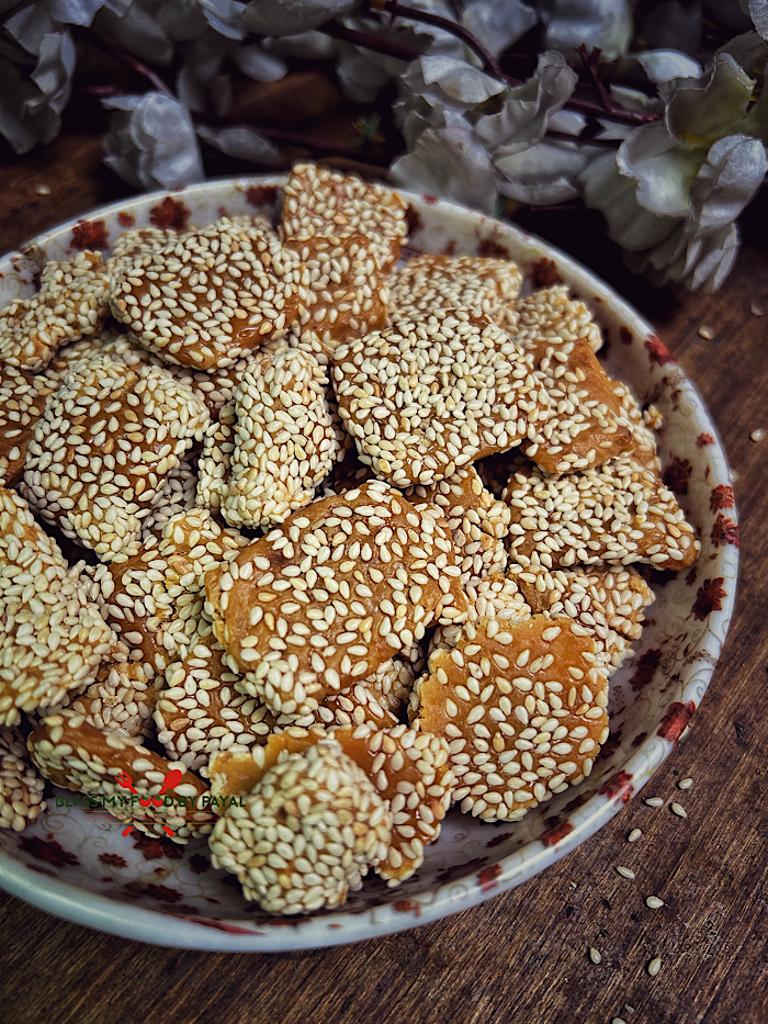 Authentic Til Gur Rewari Recipe | Til Gur Rawari Recipe with Jaggery