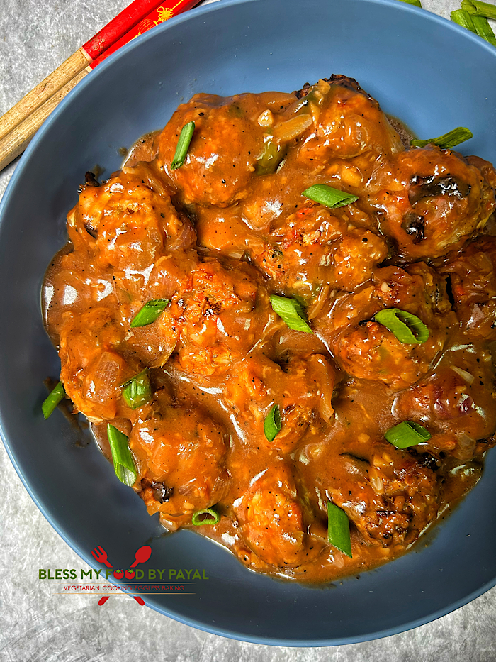 Air Fryer Oats Manchurian Recipe | Healthy Oats Manchurian Recipe in Air Fryer