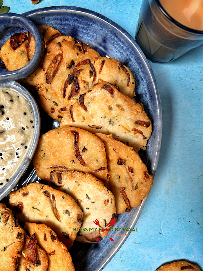 MadVada Recipe (Air Fryer & Deep Fried) | Authentic Karnataka Style Maddur Vade Recipe