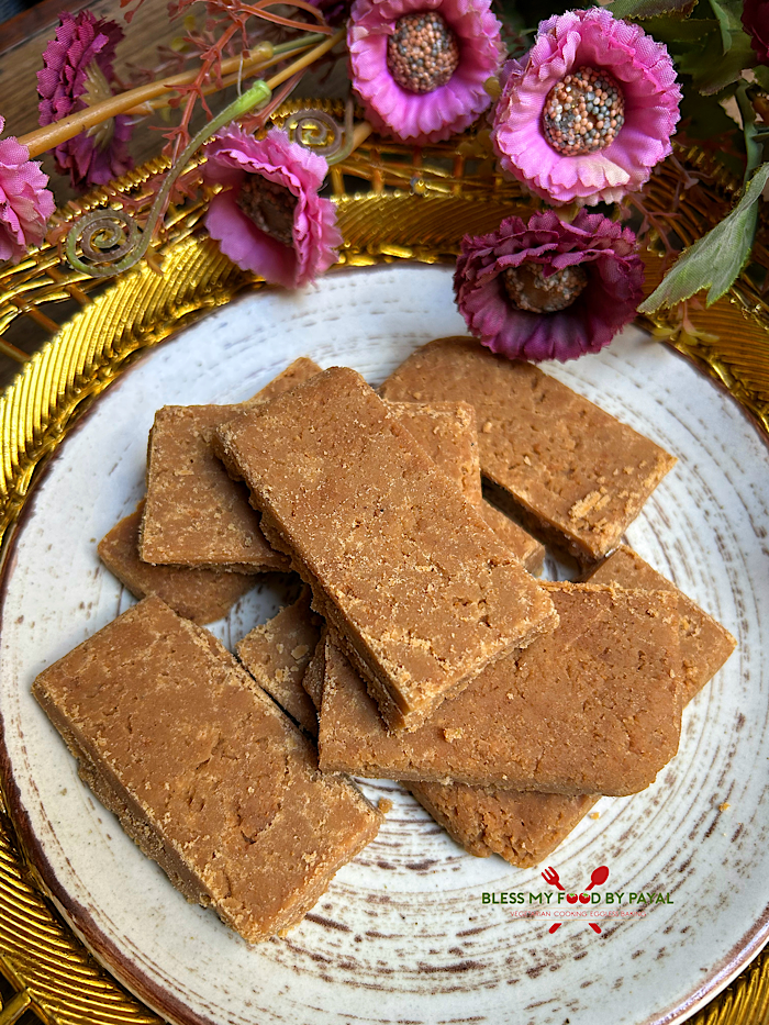 Halwai style Besan Maida Barfi Recipe | Maida Besan Barfi Recipe