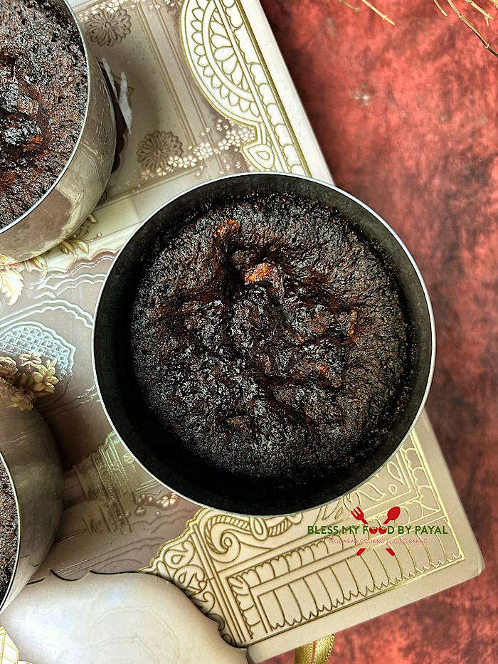 Steamed Ragi Chocolate Katori Cake Recipe