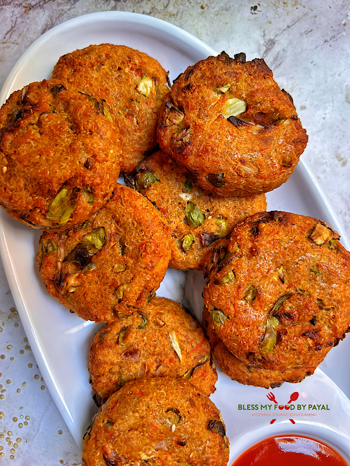 Quinoa Cutlets Recipe in Air Fryer
