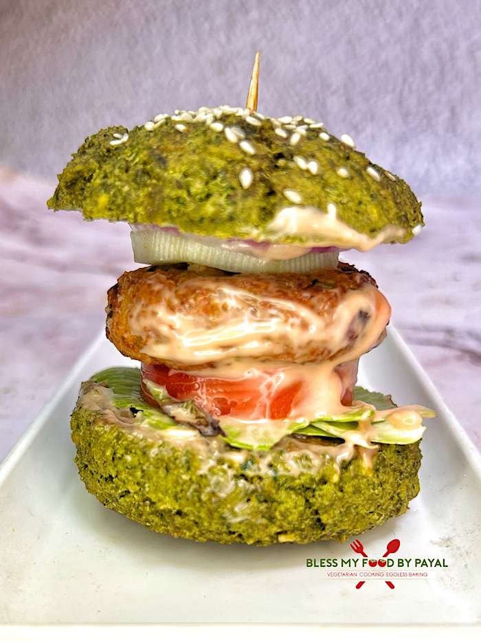 Lentil Burger Buns with Masoor, Yellow Moong & Green Moong Dal (Vegan, Gluten-Free | Air Fryer & Oven)