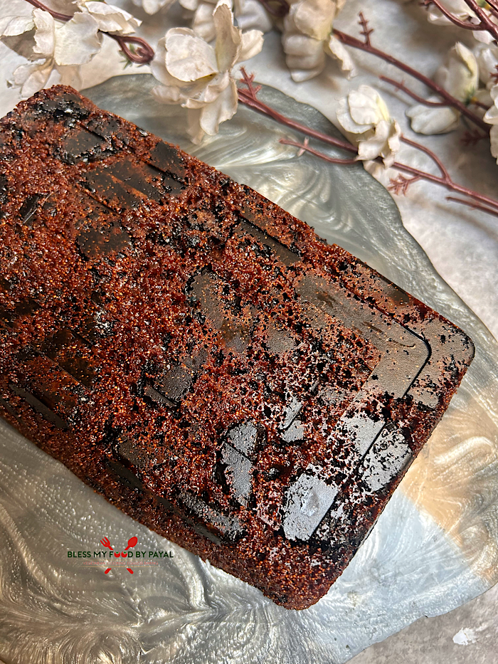 Eggless Double Chocolate Suji Cake | Eggless Rawa Double Chocolate Cake