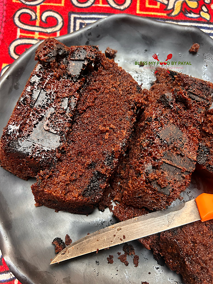 Eggless Double Chocolate Suji Cake | Eggless Rawa Double Chocolate Cake