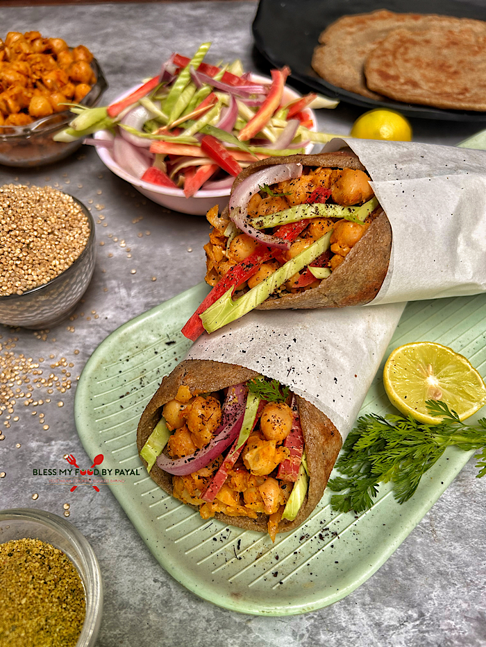 Quinoa Chickpea Wraps (vegan and Gluten Free)