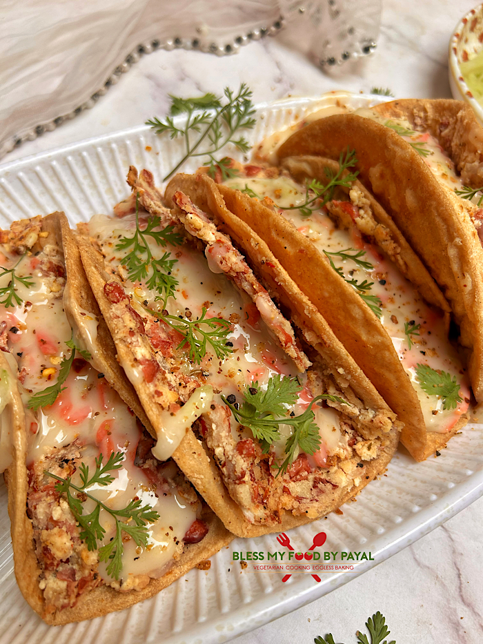 High-Protein Vegan Rajma Tacos with Creamy Oat Yogurt Sauce | Vegan Rajma (Red Kidney Beans) Tacos with Oat Yogurt Sauce