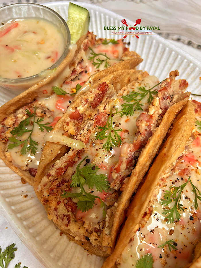 High-Protein Vegan Rajma Tacos with Creamy Oat Yogurt Sauce | Vegan Rajma (Red Kidney Beans) Tacos with Oat Yogurt Sauce